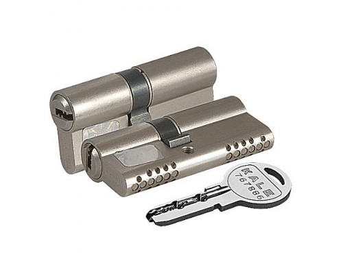 Цилиндровый механизм «164 OBS SNE/80» (30+10+40) mm Никель 5 кл.