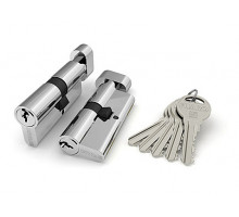 Цилиндровый механизм с вертушкой «R302/70 mm-BL» (30+10+30) CP Хром 5 кл. Блистер