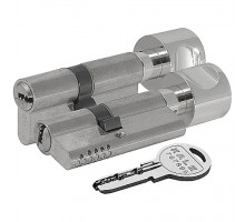 Цилиндровый механизм с вертушкой «164 OBS SCE/80» (30+10+40) mm Никель 5 кл.